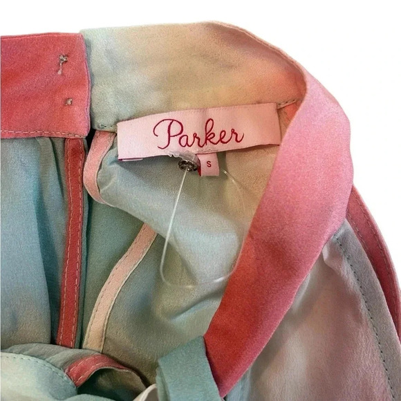 Parker Tops Parker Bianca 100% Silk Top In Ombre Stripe Women’s Size Small NWOT. - Picture 9 of 9